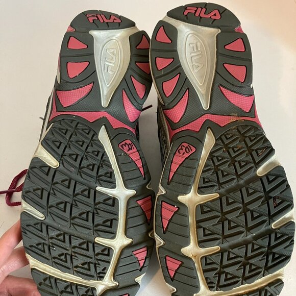 Fila Womens  5HR18055-258 Gray Running Shoes Sneakers Size 9.5 - Picture 8 of 9